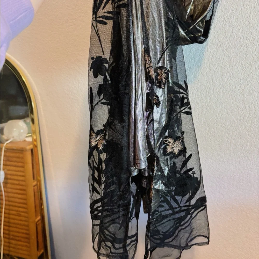 Vintage Sheer Maxi Dress - Picture 7 of 8